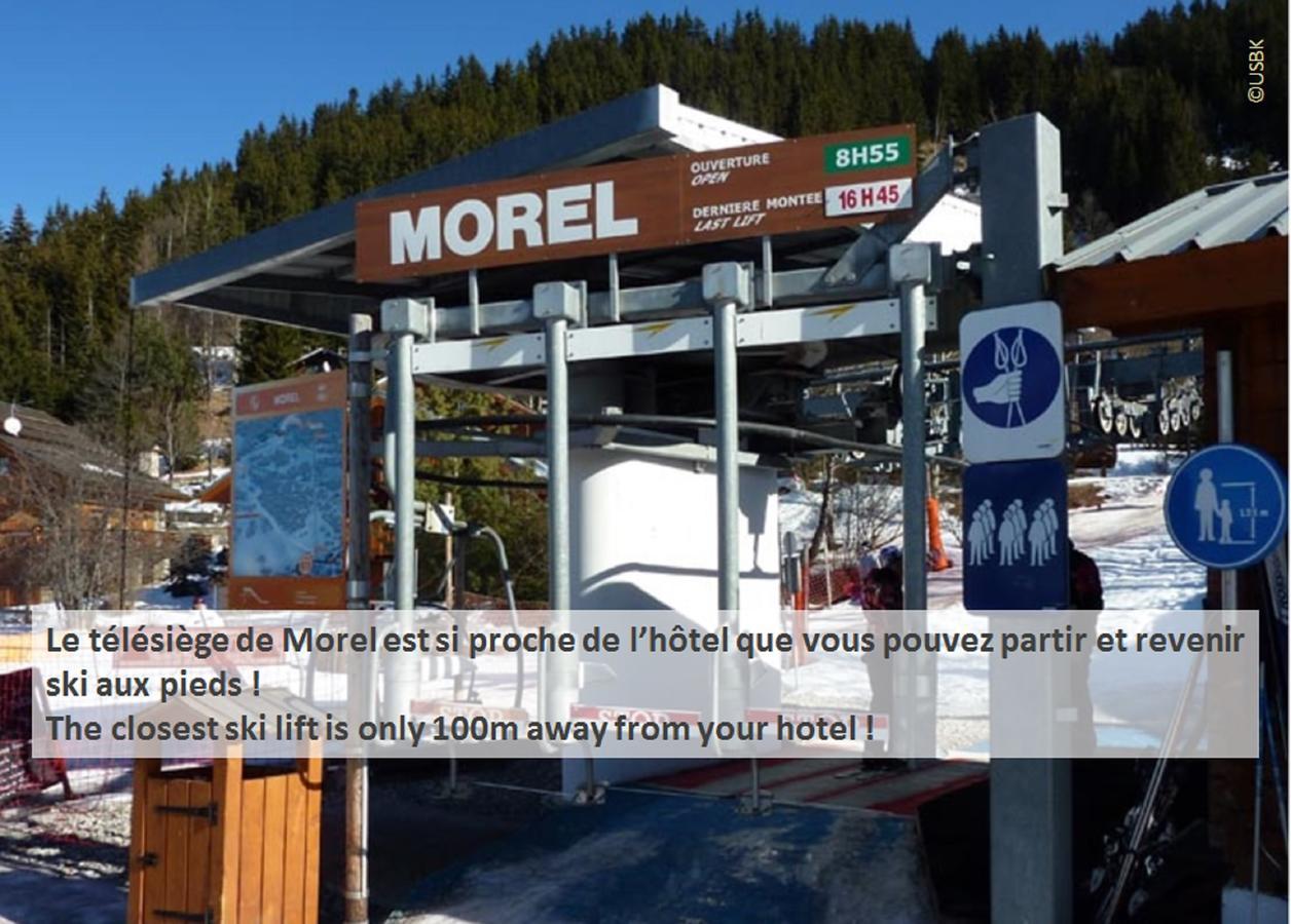 Hotel Le Chamois D'Or, Ussim Vacances Méribel Exteriör bild
